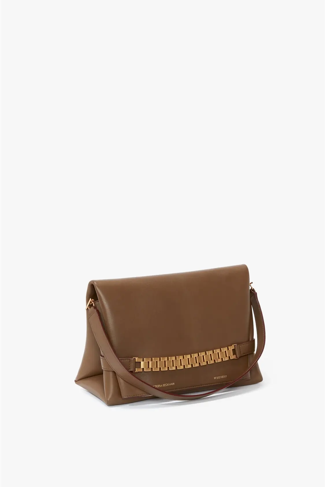 Chain Pouch With Strap In Black - Image 4