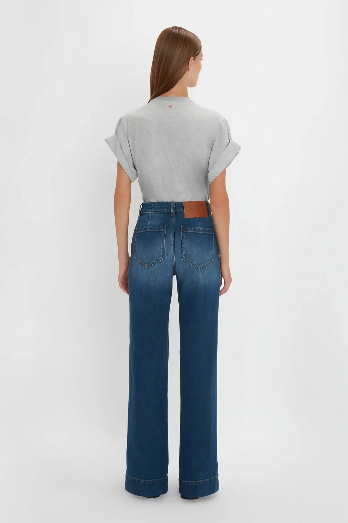 Alina High Waisted Jean In Shadow Wash - Image 3