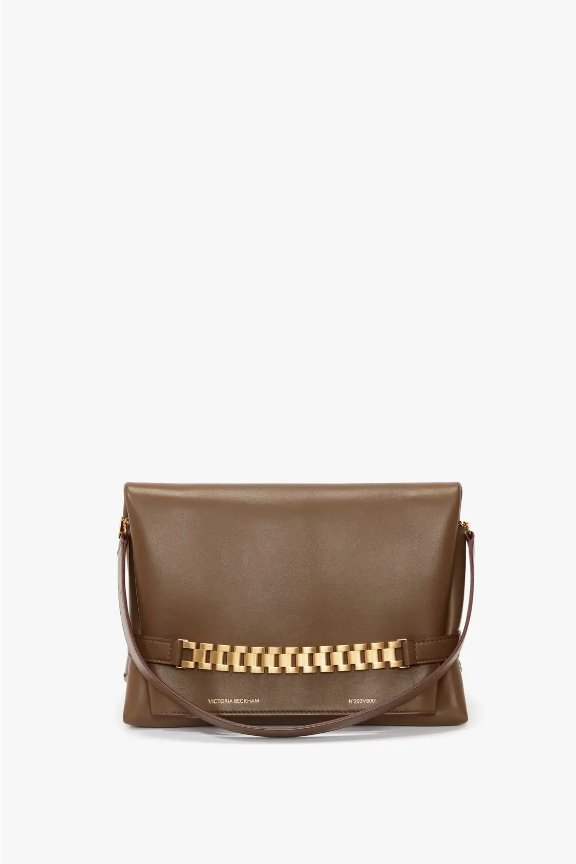 Chain Pouch With Strap In Black - Image 2