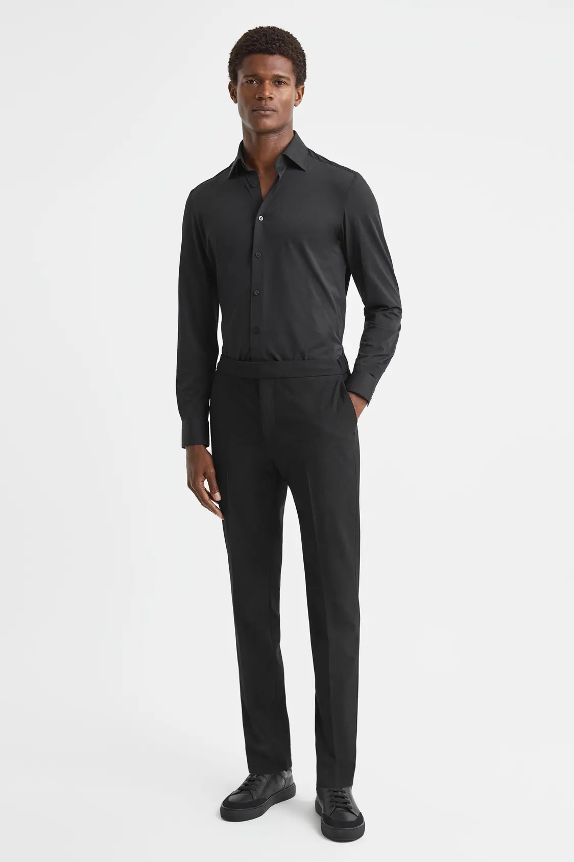 Regular Fit Cotton Blend Shirt - Image 3
