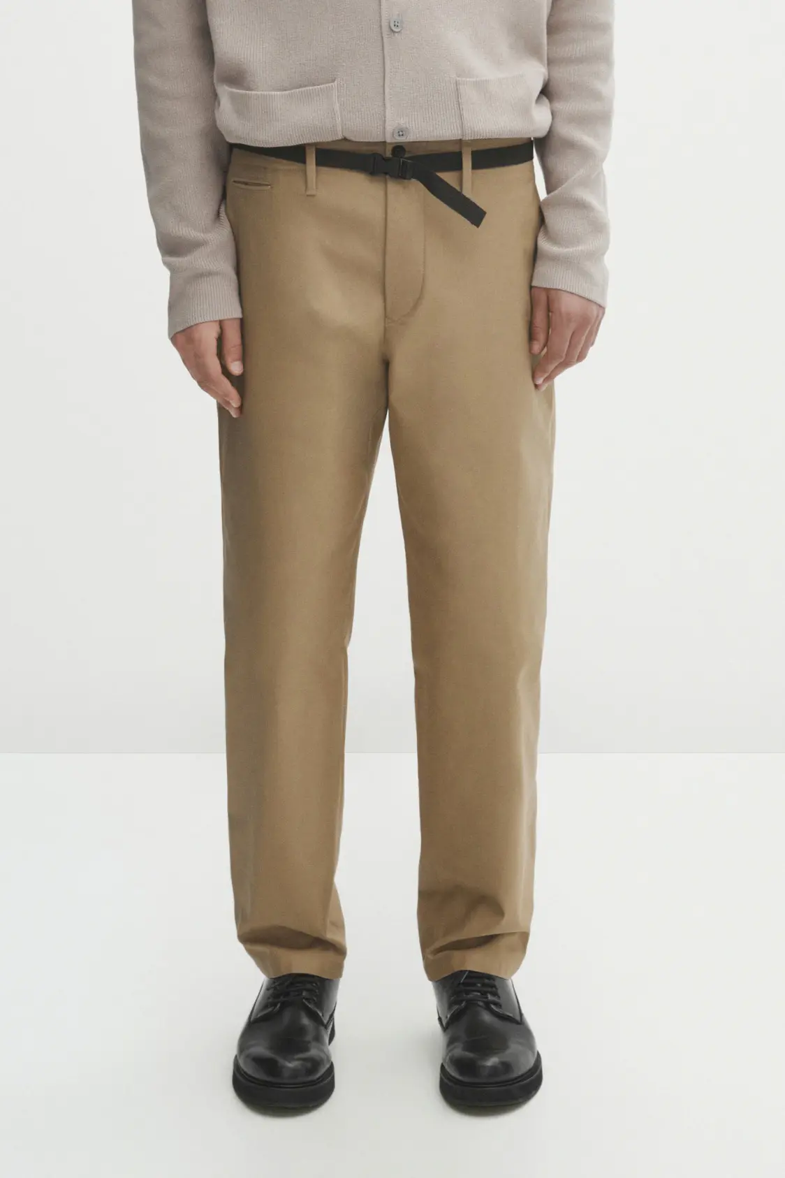 Micro twill tapered fit chino trousers - Image 2
