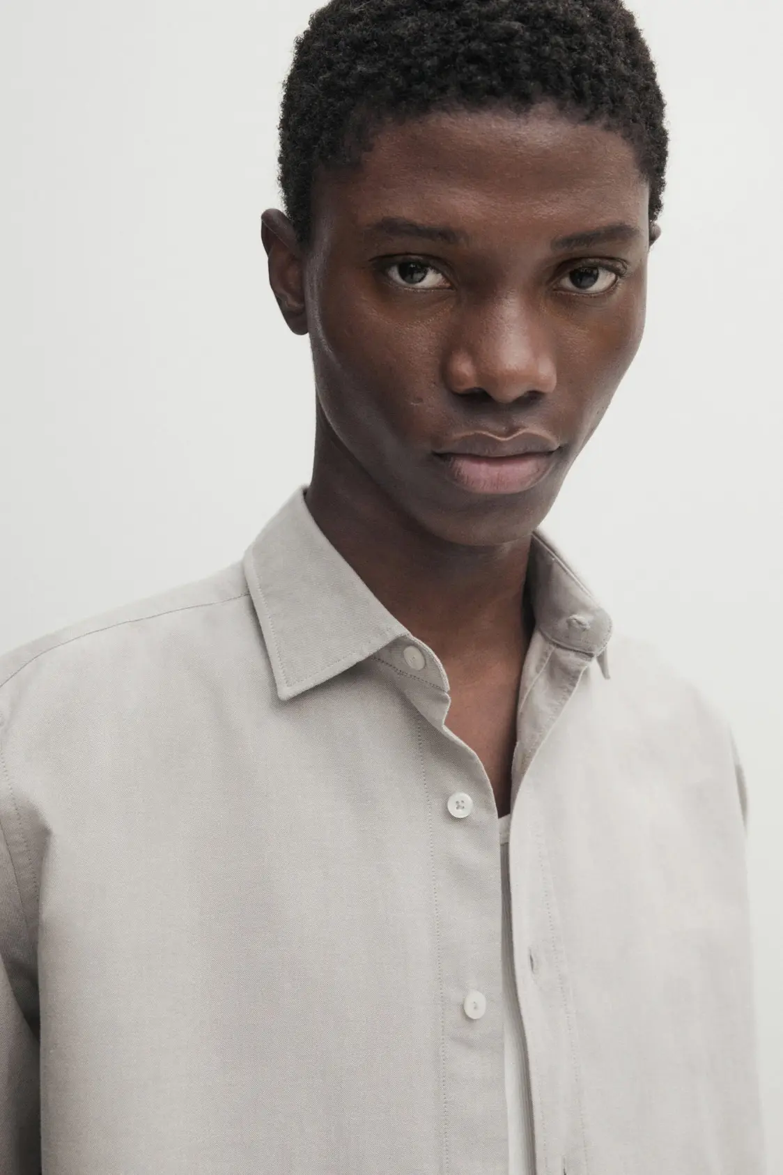 Regular fit poplin shirt with pocket - Image 3