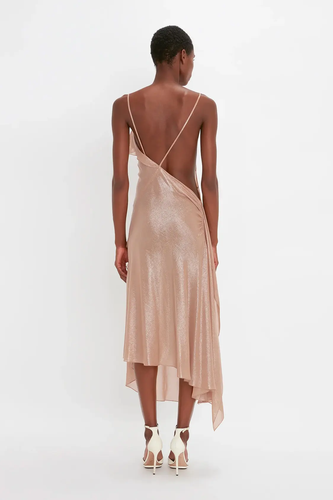 Floor-Length Dress in Ginger - Image 3