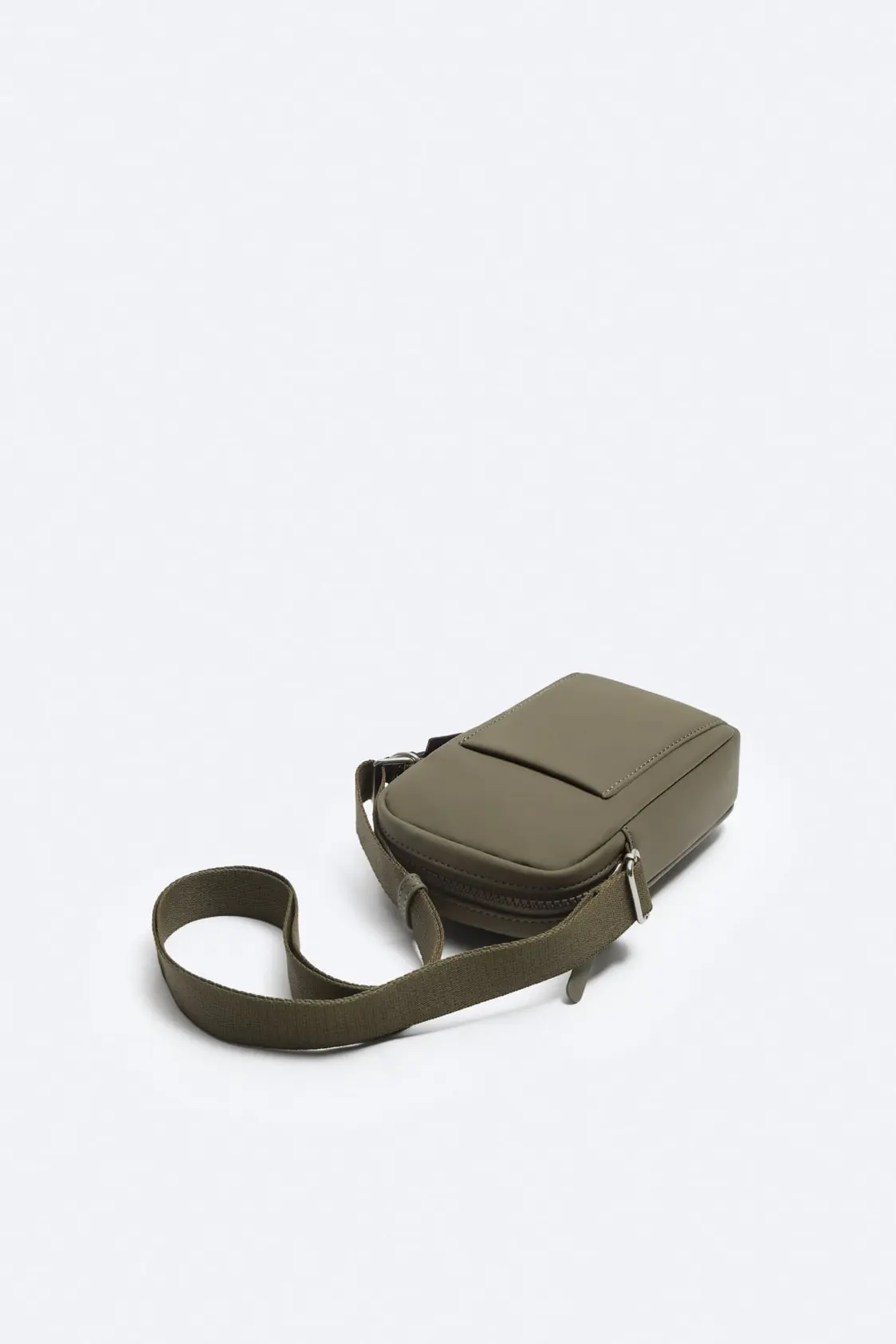 Xl nylon pleated crossbody bag - Image 3
