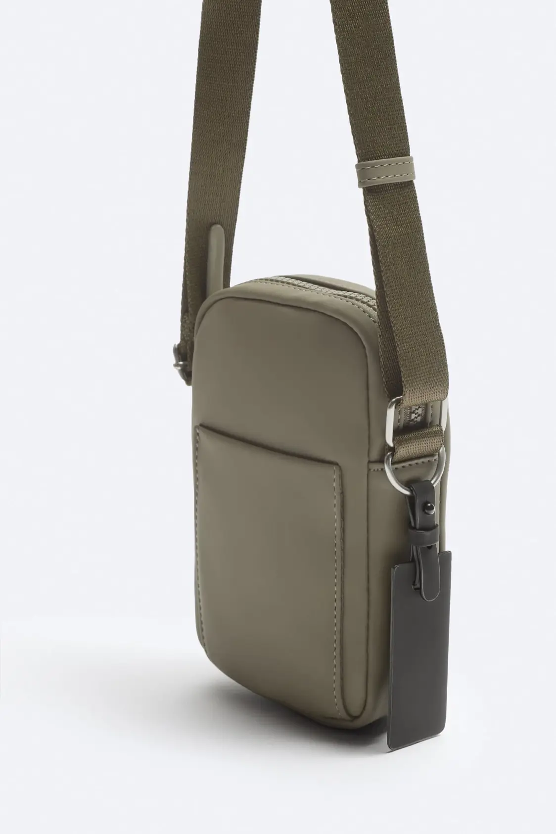 Xl nylon pleated crossbody bag - Image 4