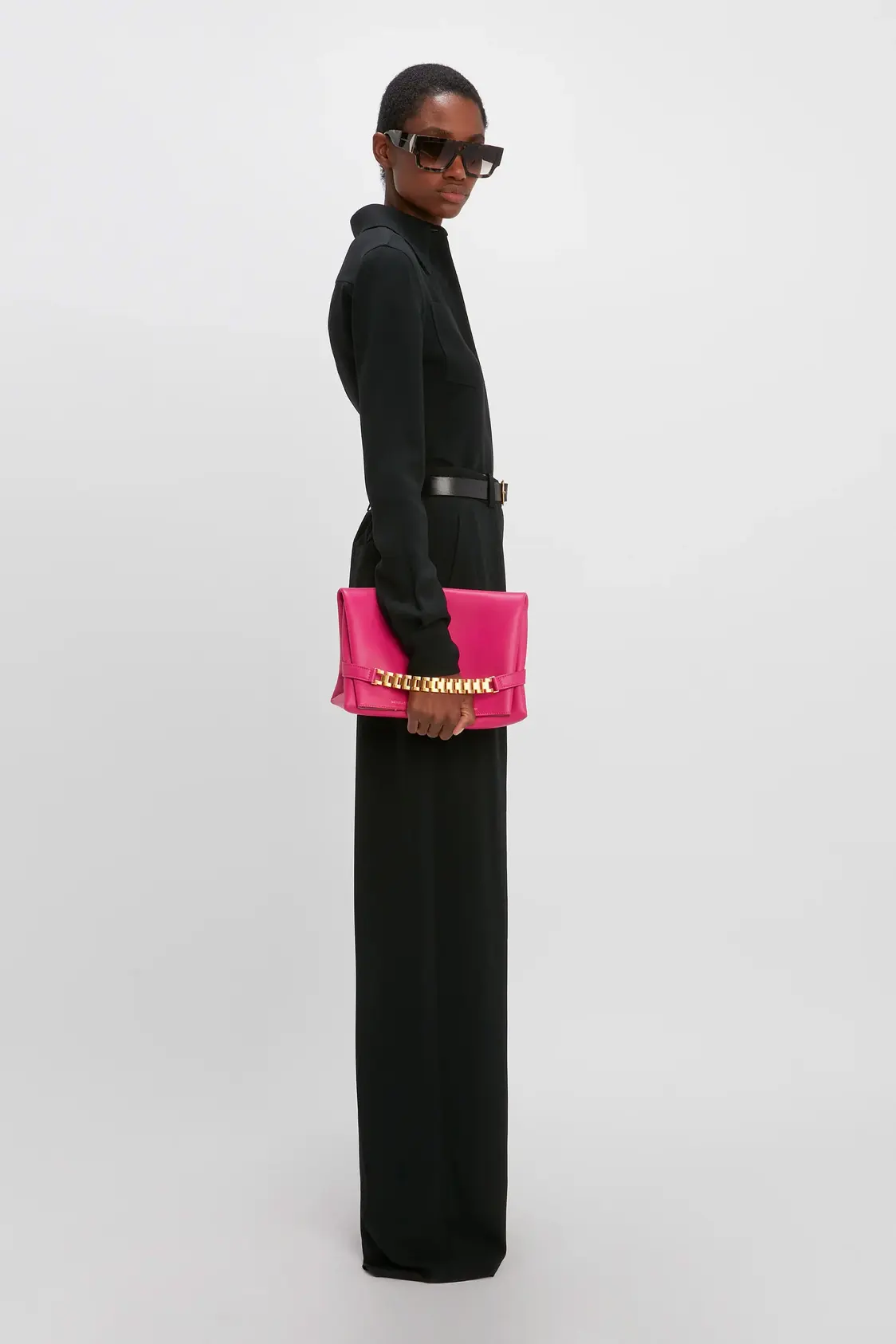 Exclusive Cropped Tuxedo Trouser In Ivory - Image 4