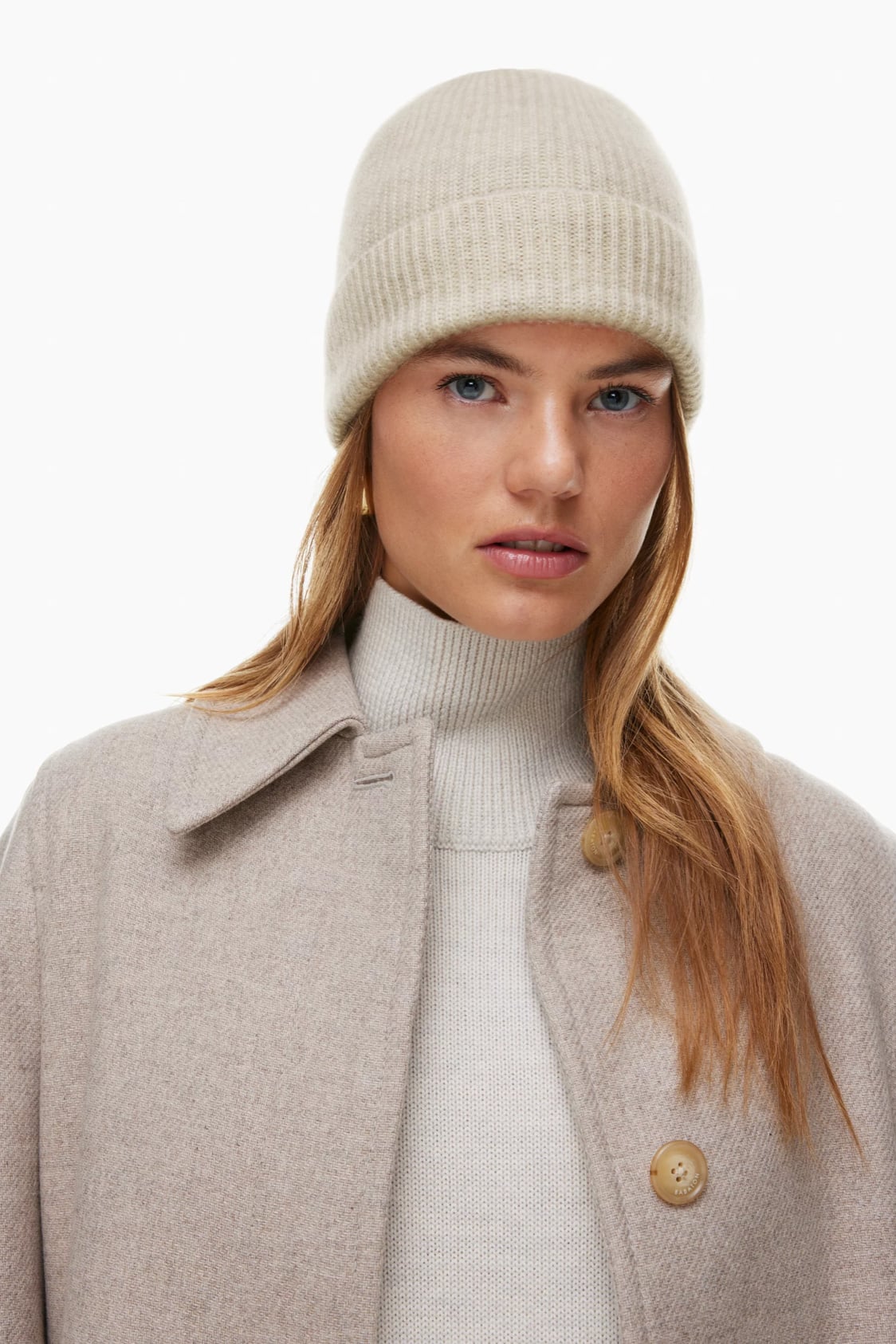 Liteluxe cashmere fold-over beanie - Image 4